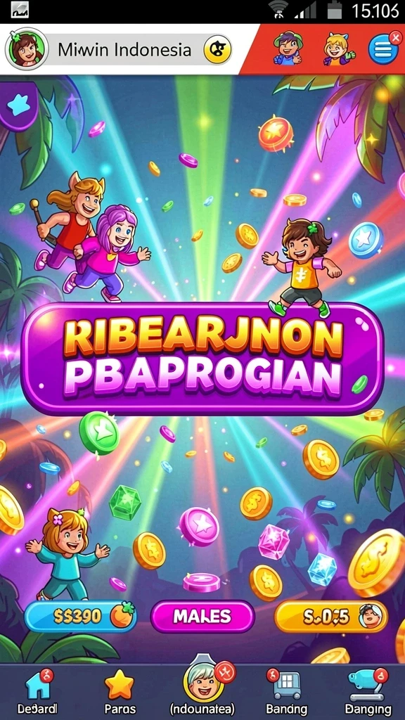 Pengaturan level yang menantang dan variatif.