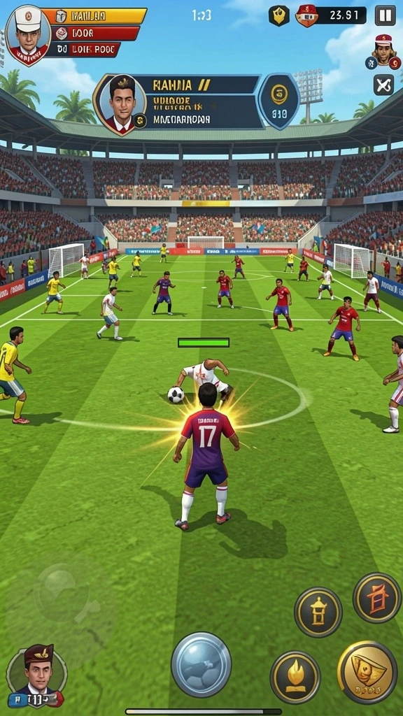 Gambar menampilkan interaksi antara pemain dalam komunitas.