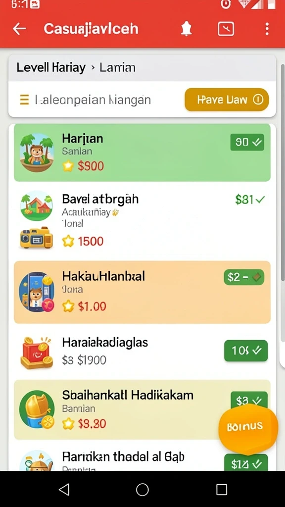 Beragam karakter unik untuk dipilih.
