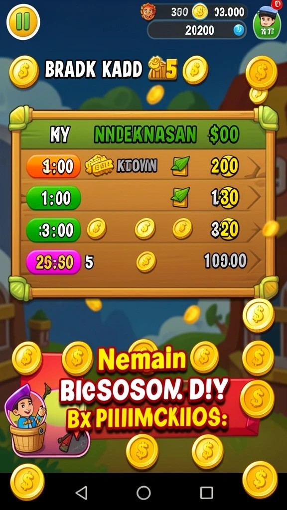 Fitur permainan dengan banyak pilihan slot.