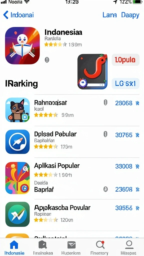 Tampilan awal permainan yang memikat dan futuristik.