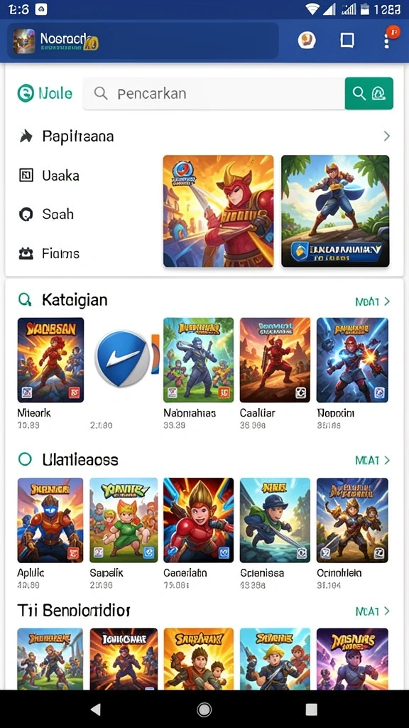 Screenshot menampilkan karakter Batman dalam aksi melawan musuh.