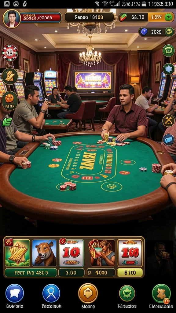 Tampilan lingkungan Gotham yang menakjubkan dan gelap.