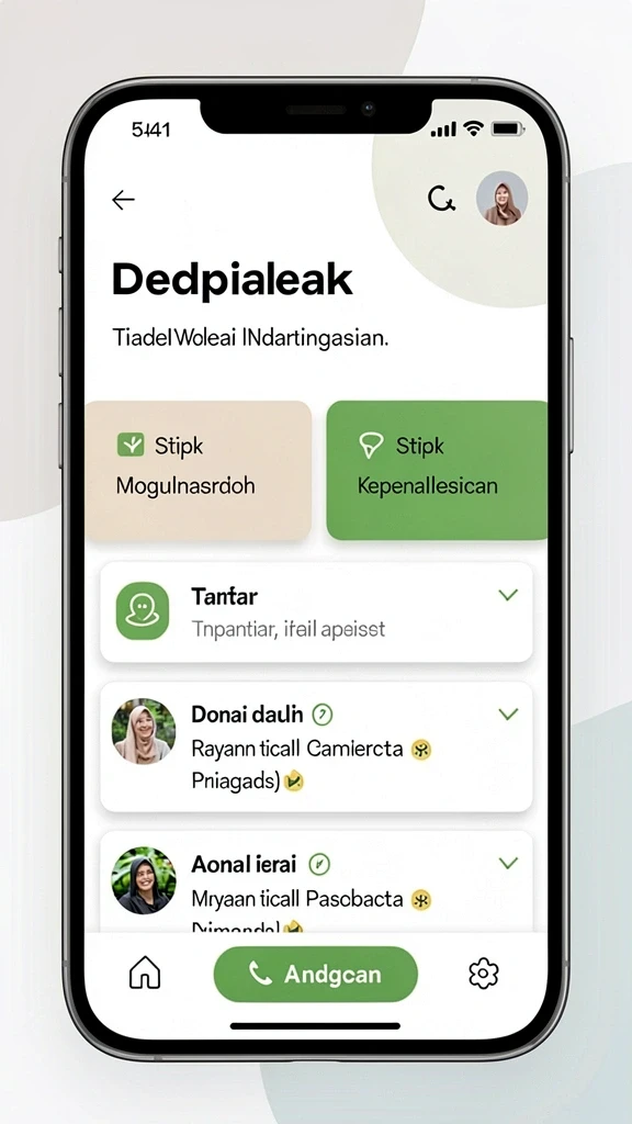 Tampilan antarmuka yang intuitif dan mudah dinavigasi.