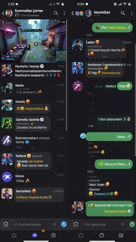 Screenshot menampilkan grafis yang menakjubkan dalam game.