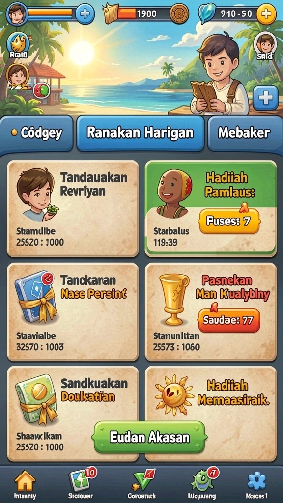Tampilan antarmuka yang menarik dan mudah digunakan.