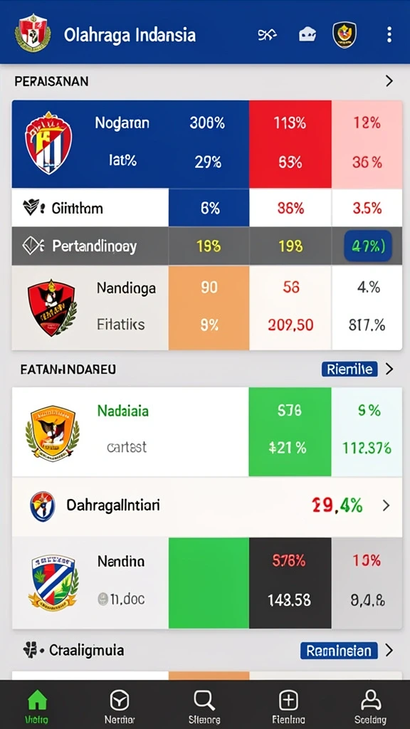 Screenshot berbagai mode permainan yang tersedia.