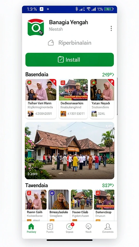Tampilan antarmuka yang menarik dan modern.