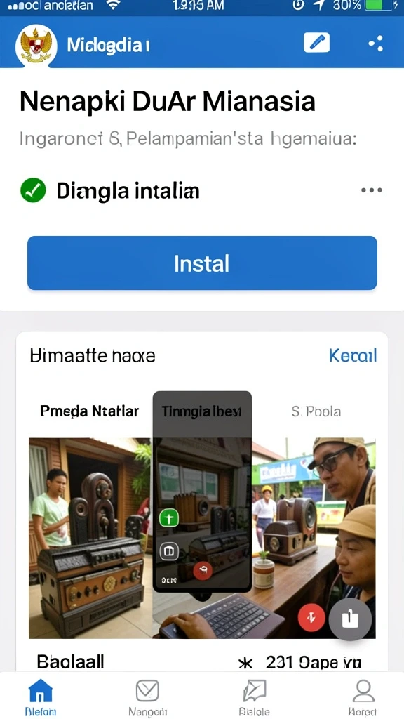 Tampilan antarmuka yang ramah pengguna.