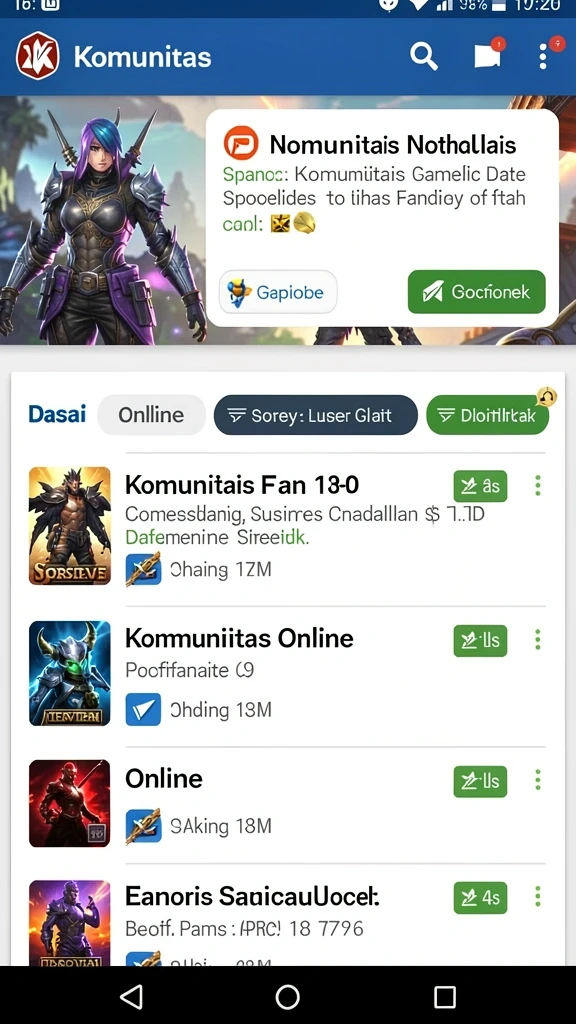 Screenshot menampilkan tampilan grafis yang memukau.