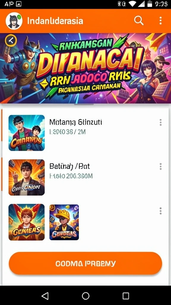 Tampilan antarmuka yang user-friendly dan menarik.