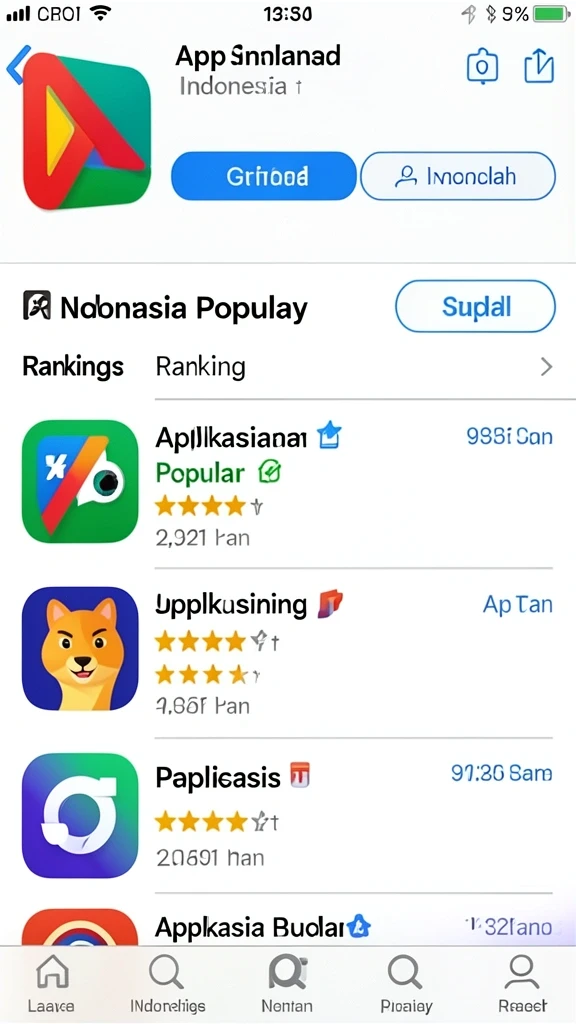 Tampilan antarmuka yang modern dan menarik.