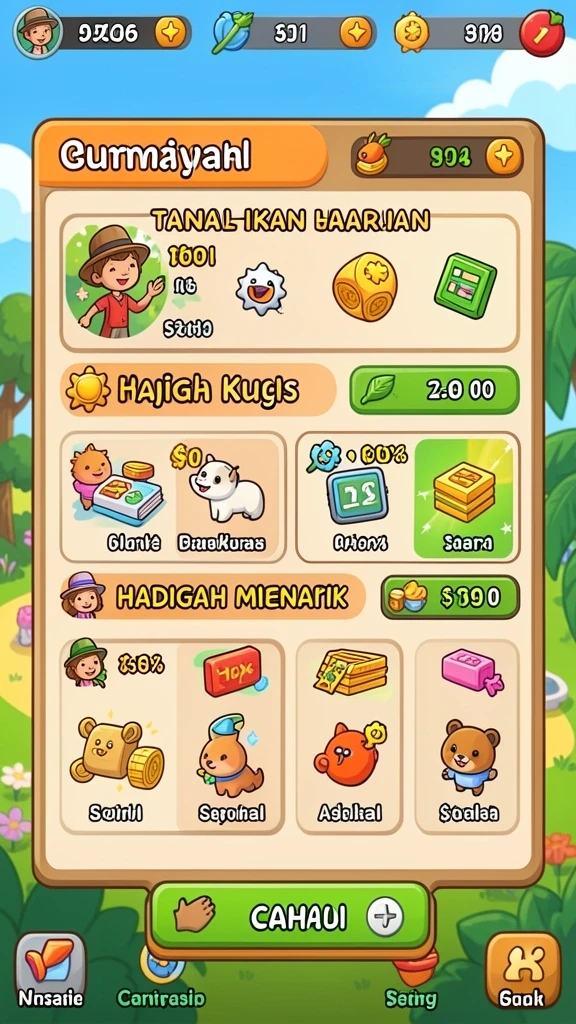 Fitur bonus yang menarik dan menguntungkan.