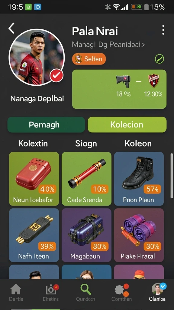 Momen seru saat pemain merayakan kemenangan.