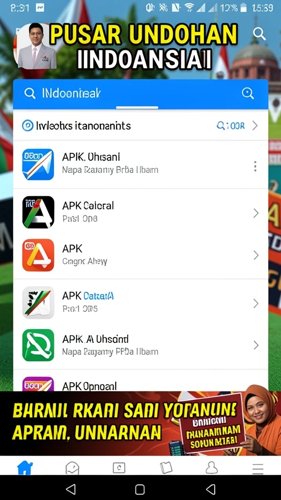 Tampilan antarmuka yang user-friendly.
