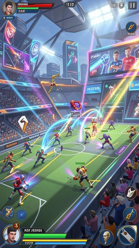 Gameplay yang seru dan menantang di setiap level.