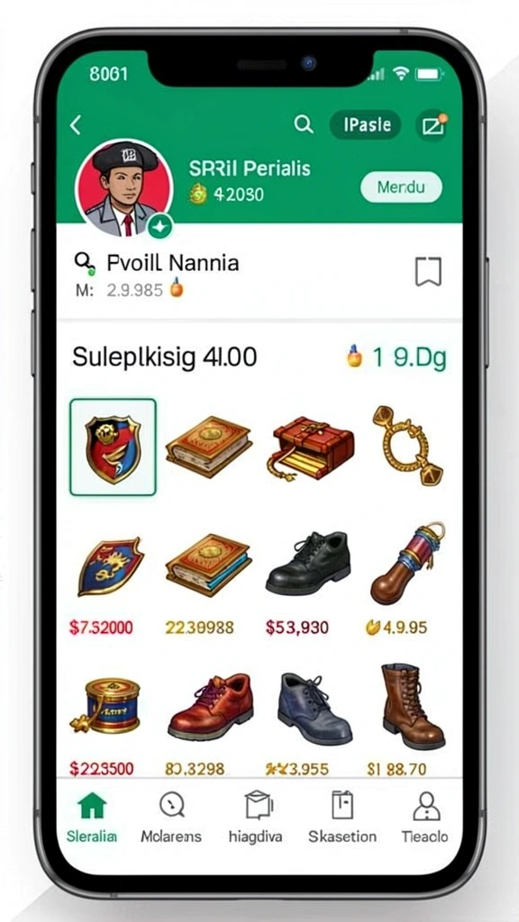 Tangkapan layar menunjukkan petualangan menakjubkan di level baru.