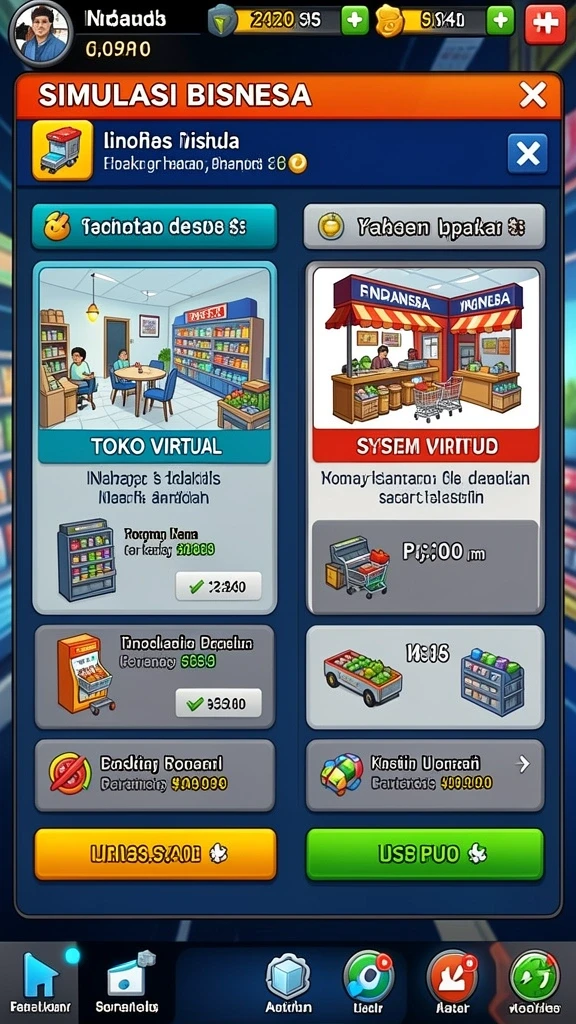Tampilan antarmuka yang user-friendly dan responsif.
