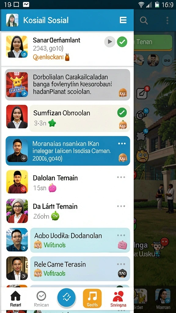 Tampilan menu utama SHE777 yang menarik dan mudah dinavigasi.
