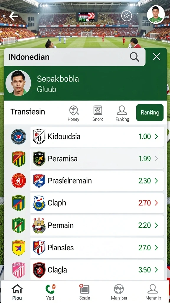 Tampilan antarmuka yang menarik dan modern.