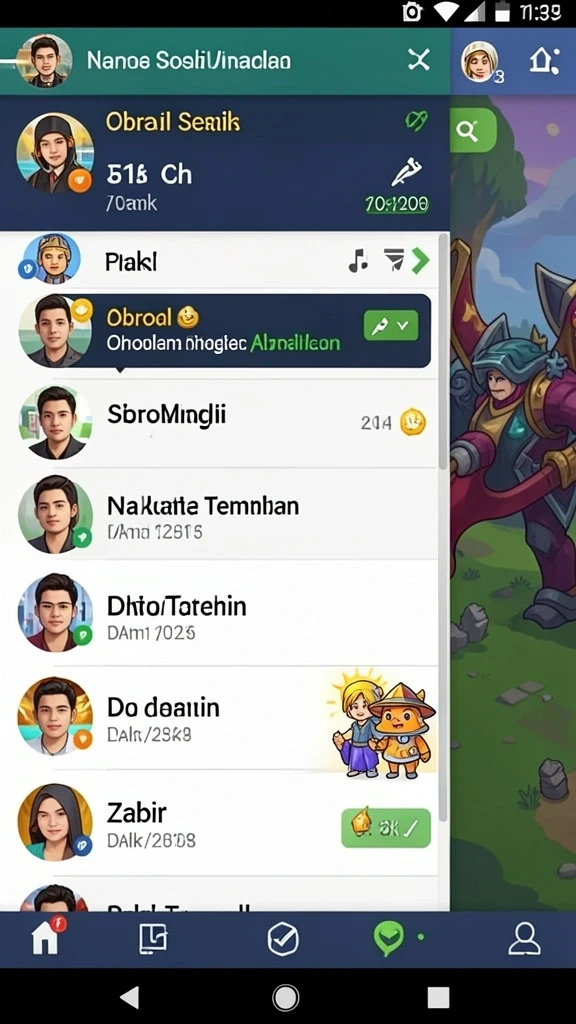 Screenshot menggambarkan fitur keamanan yang canggih.