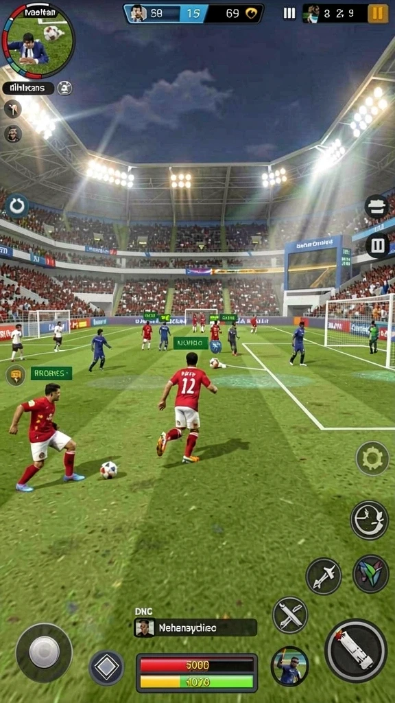 Screenshot menunjukkan antarmuka permainan yang menarik.