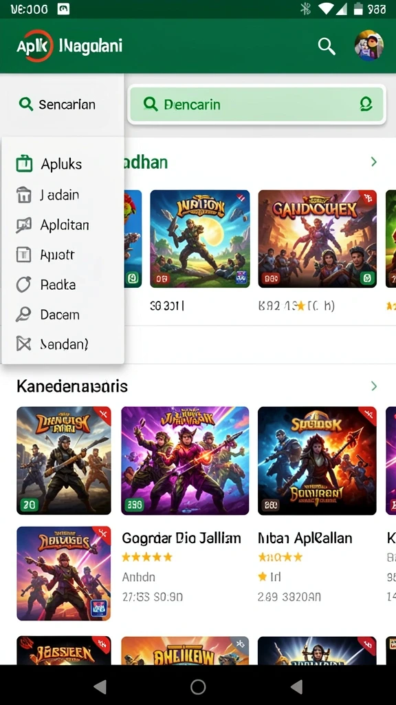 Sistem kustomisasi karakter yang beragam dan menarik.