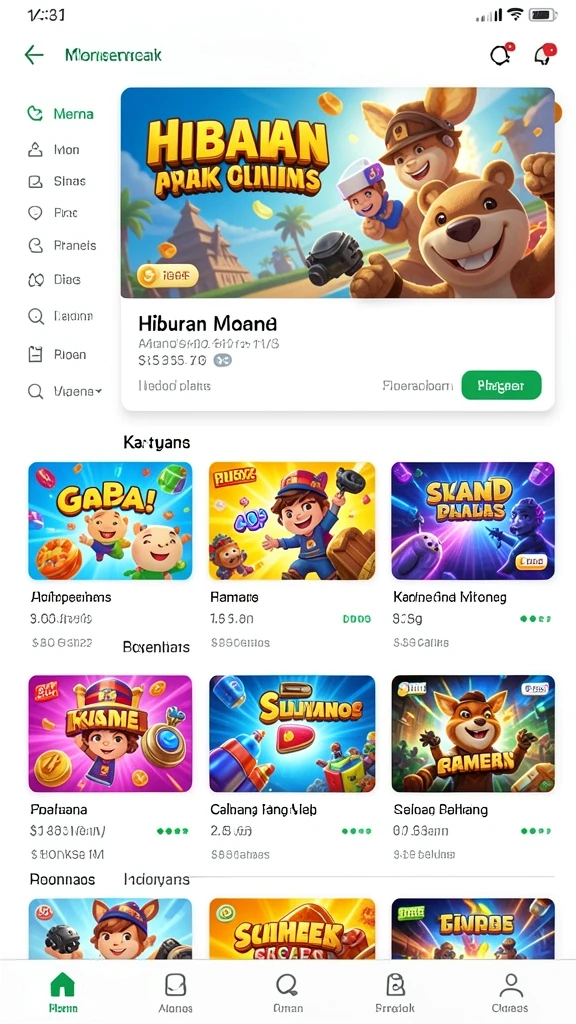 Fitur live dealer yang interaktif.